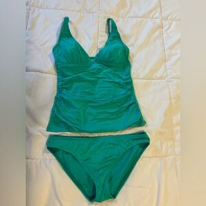 Tommy Bahama Green Women's Tankini Swim Set